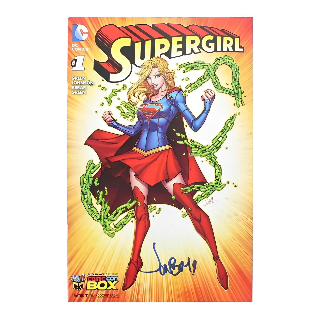 DC Comics Supergirl #1 | Comic Con Box Color Cover | AUTOGRAPHED